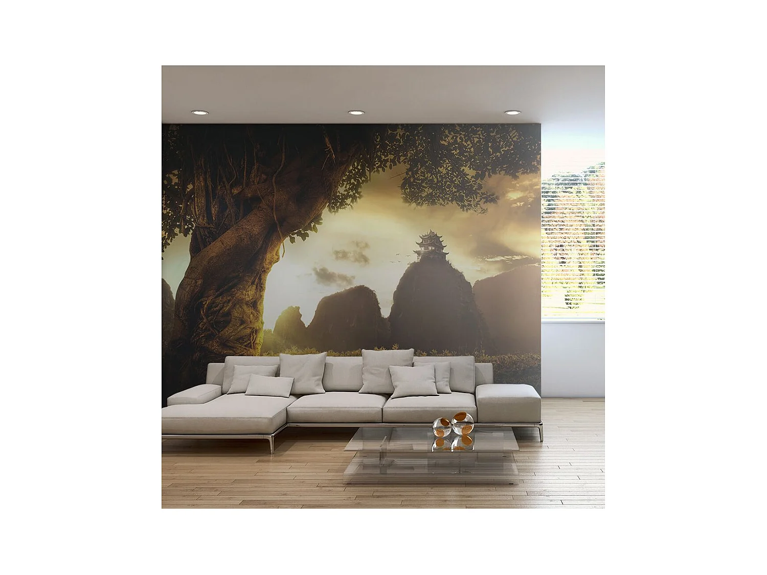 Papier Peint "Mysterious China" 193 x 250 cm