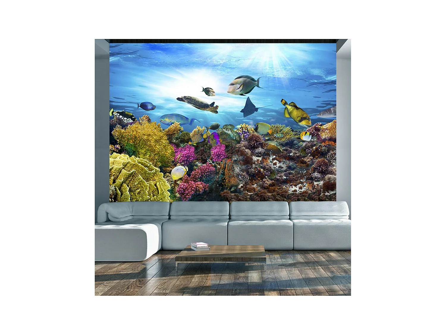Papier Peint "Coral Reef" 70 x 100 cm
