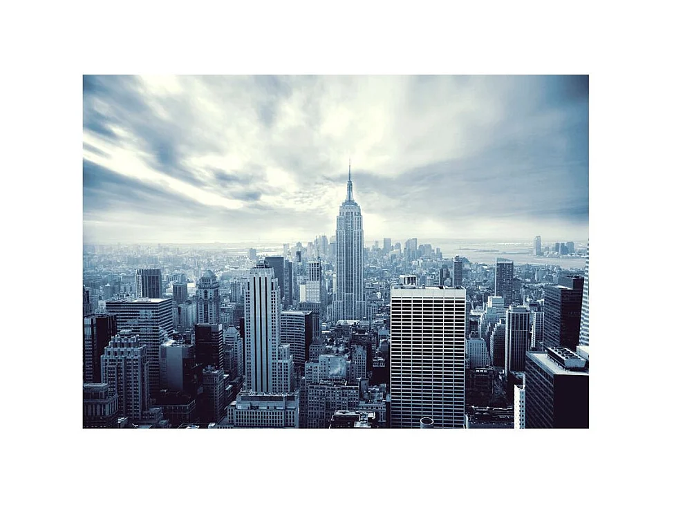 Papier Peint "Blue York" 105 x 150 cm