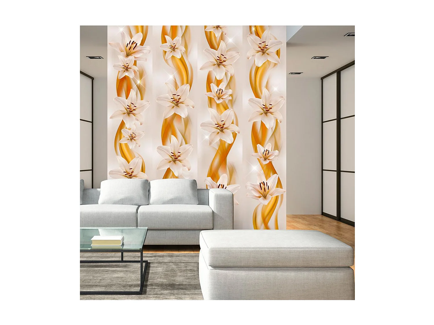 Papier Peint "Flower Plaits" 50x1000cm