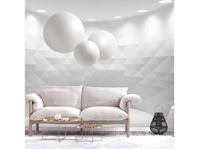 Papier Peint "Geometric Room" 105 x 150 cm