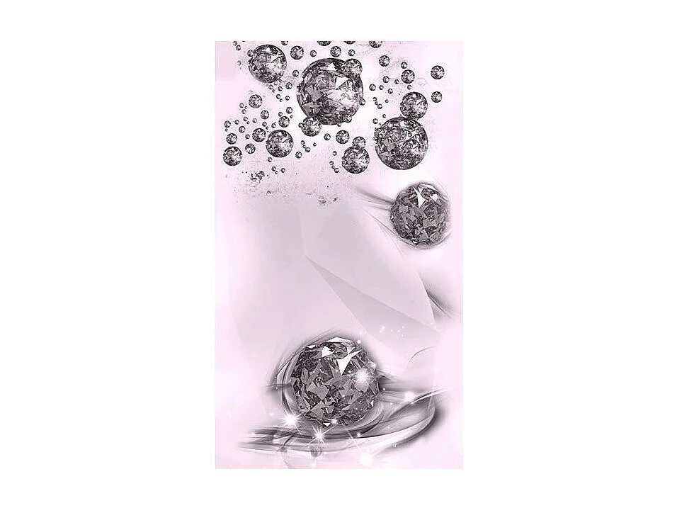 Papier Peint "Pink Jewels" 50x1000cm