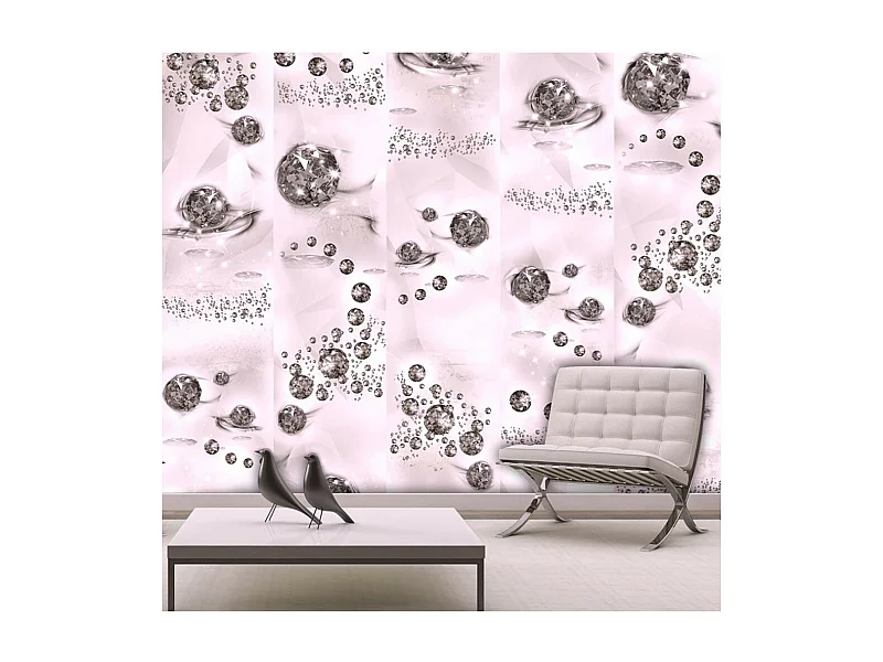 Papier Peint "Pink Jewels" 50x1000cm