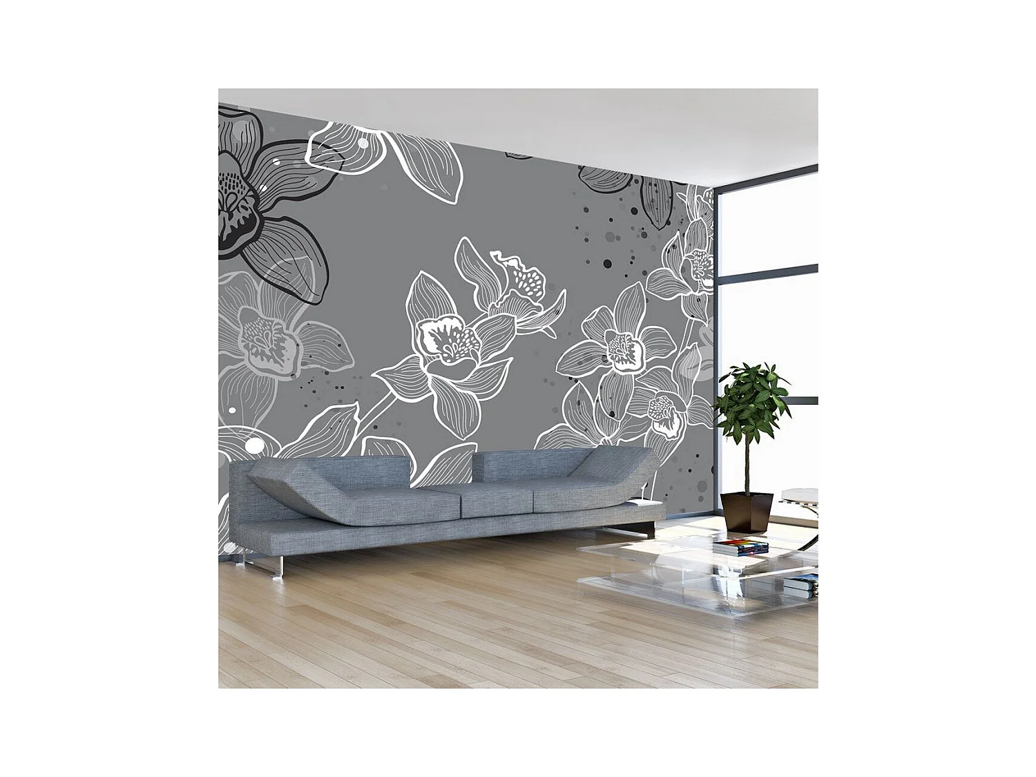 Papier Peint "Winter Flora" 231 x 300 cm