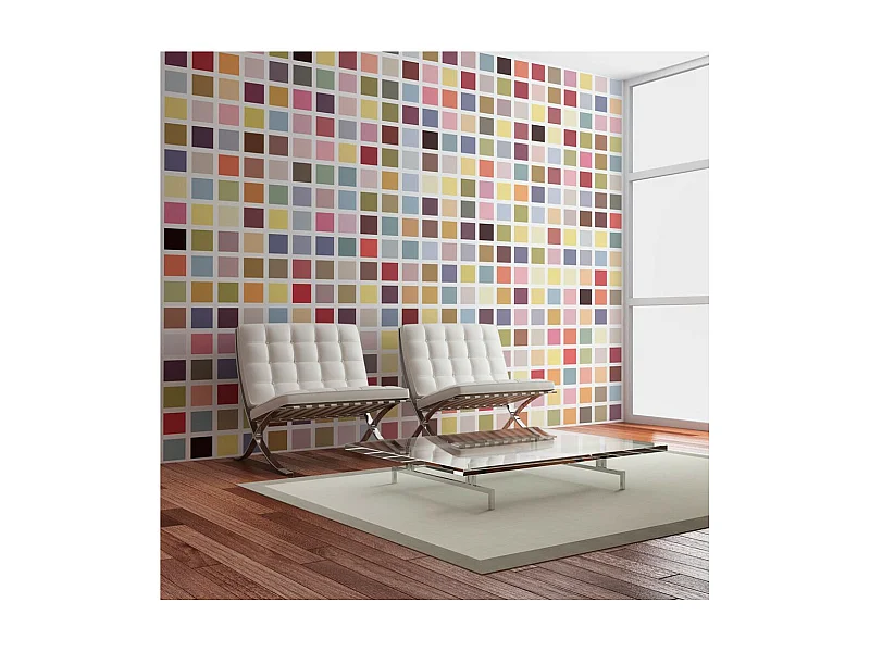 Papier Peint "Mosaïque de Couleurs" 231 x 300 cm
