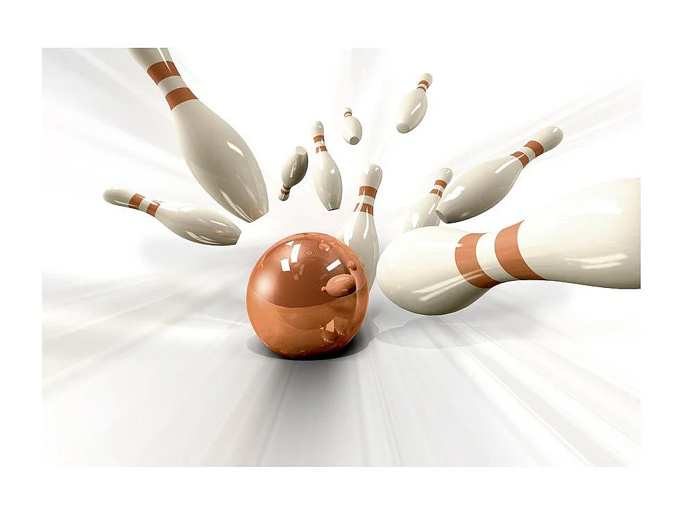 Papier Peint "Bowling" 245 x 350 cm
