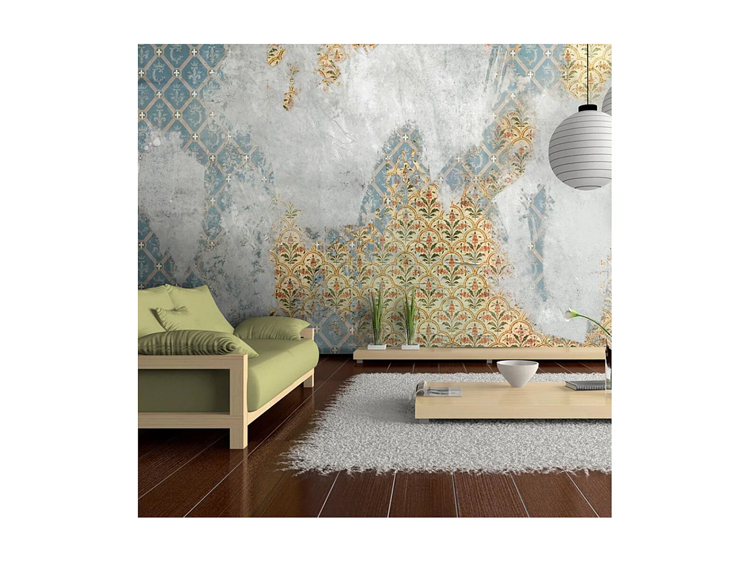 Papier Peint "Vestiges du Passé" 193 x 250 cm