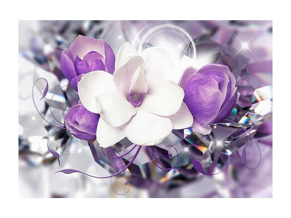 Papier Peint "Purple Empress" 70 x 100 cm