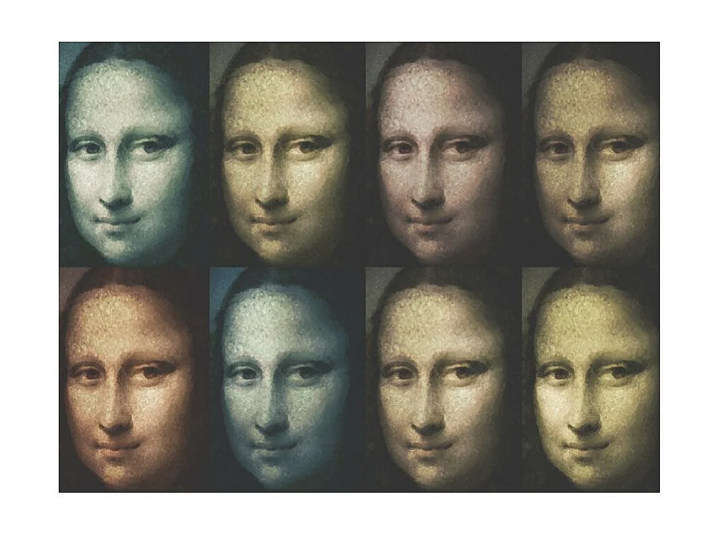 Papier Peint "La Joconde Pop Art" 193 x 250 cm