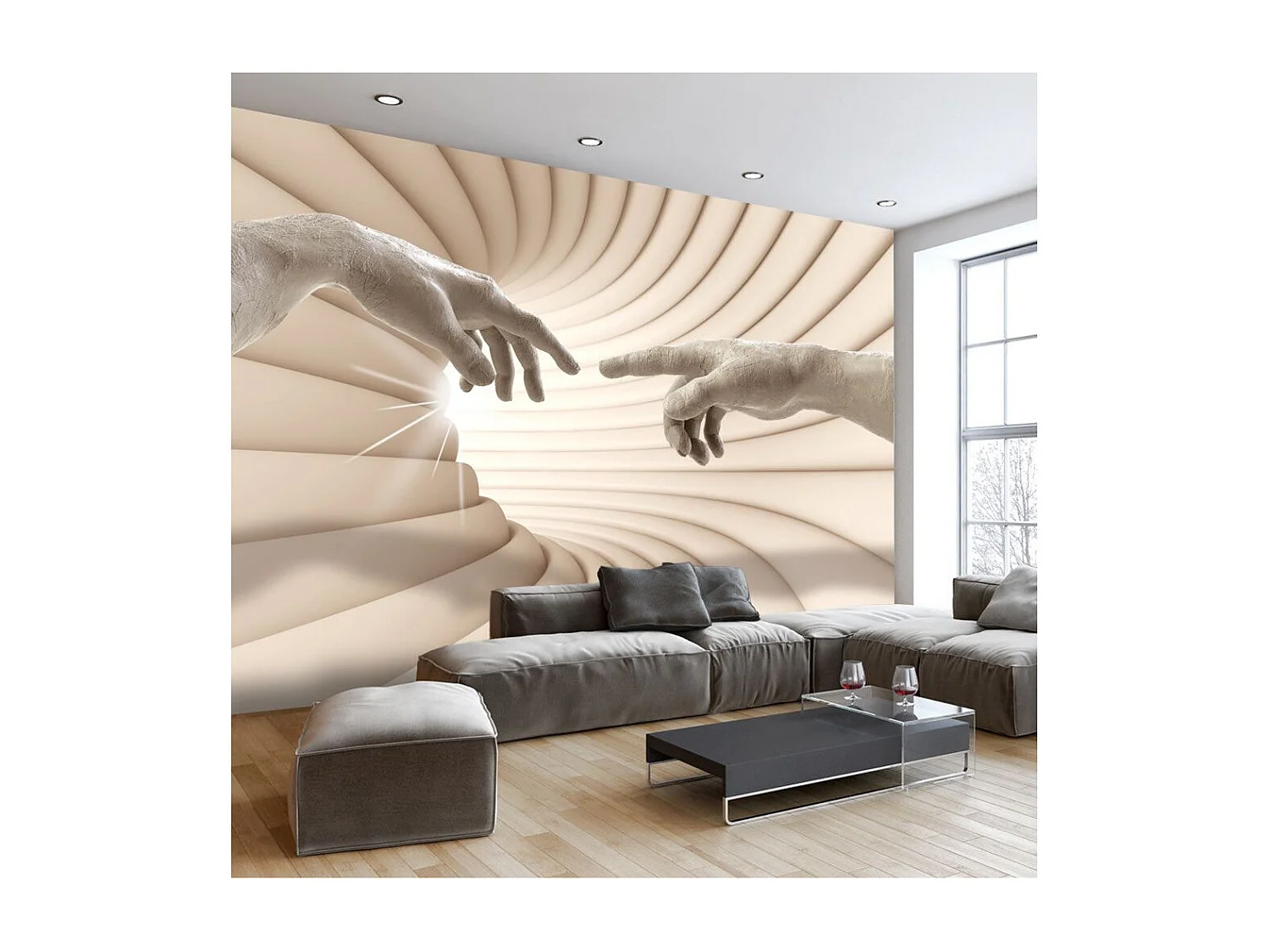 Papier Peint "Follow the Light" 175 x 250 cm