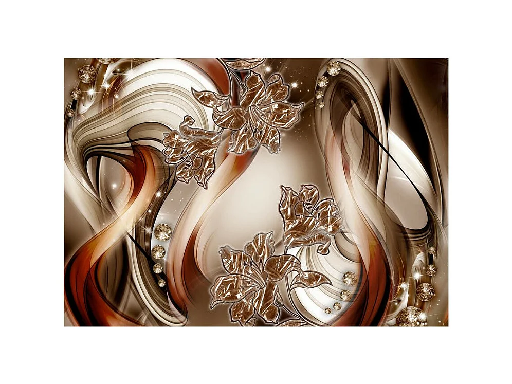 Papier Peint "Brown Symphony" 140 x 200 cm