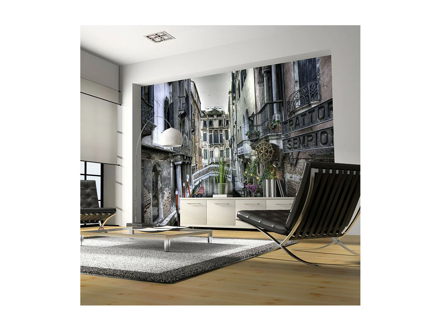 Papier Peint "Un Endroit Romantique à Venise" 231 x 300 cm