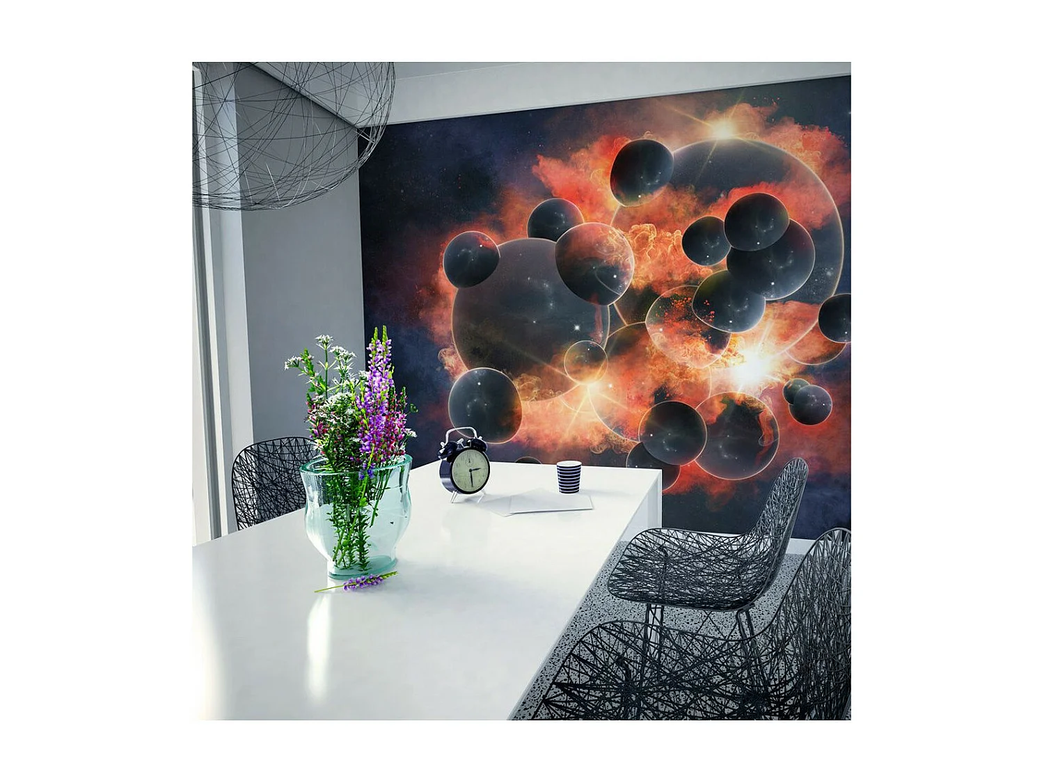 Papier Peint "Rayonnement Alpha" 193 x 250 cm