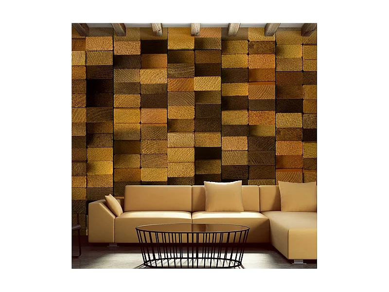 Papier Peint "Wooden Wall" 50x1000cm