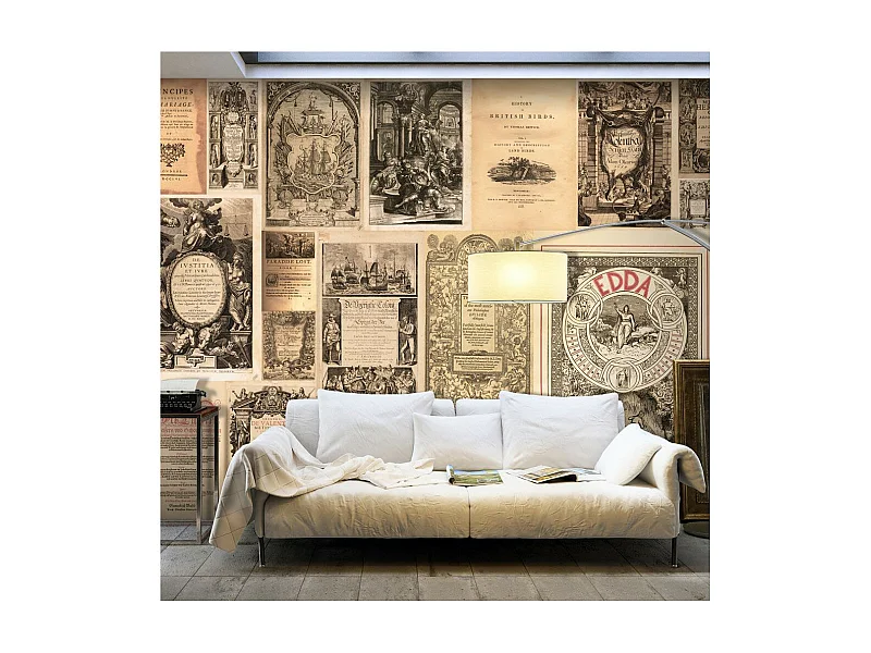 Papier Peint XXL "Vintage Books" 280x500cm