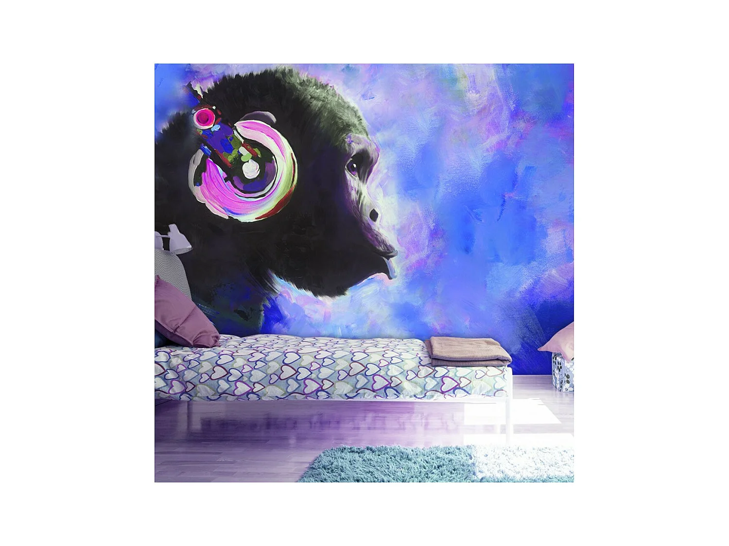 Papier Peint "Blue Melody" 70 x 100 cm