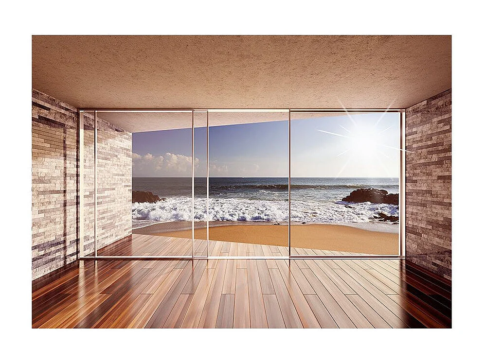 Papier Peint "Meeting at the Sea" 140 x 200 cm