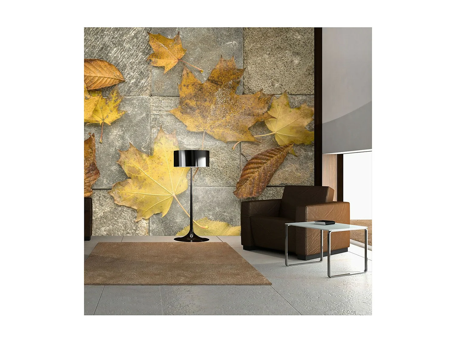 Papier Peint "Signes Avant Coureurs de l'automne" 193 x 250 cm