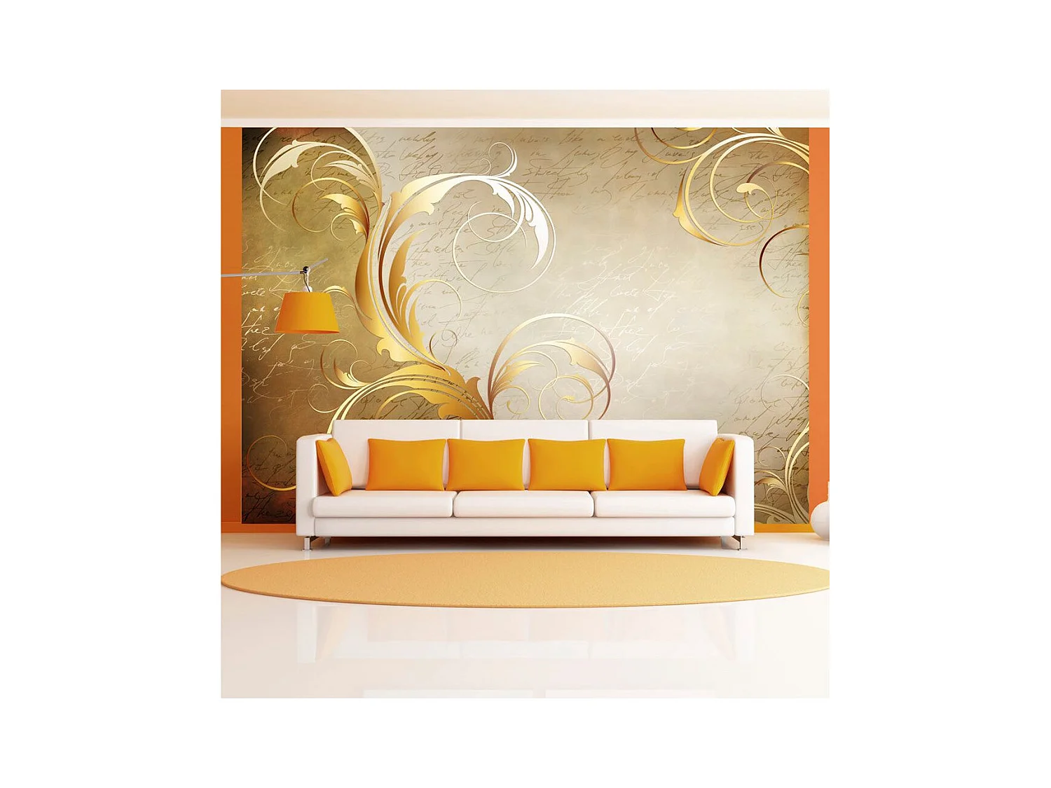 Papier Peint "Gold Leaf" 70 x 100 cm