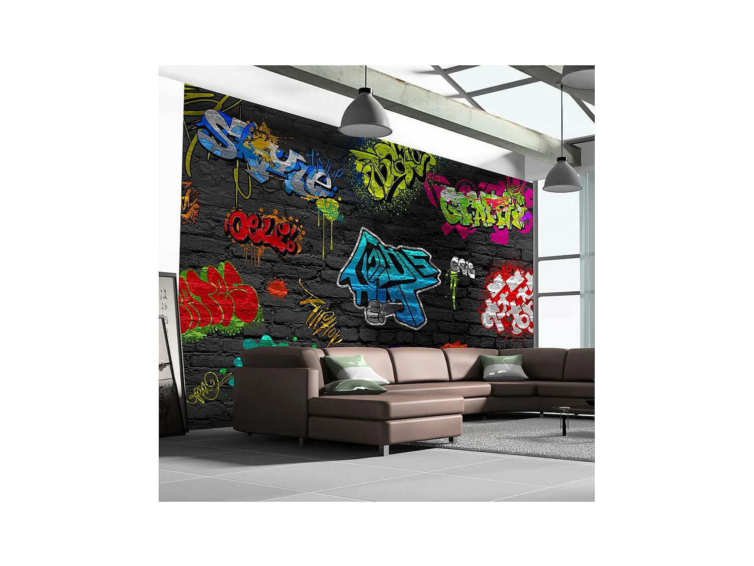 Papier Peint "Graffiti Wall" 210 x 300 cm