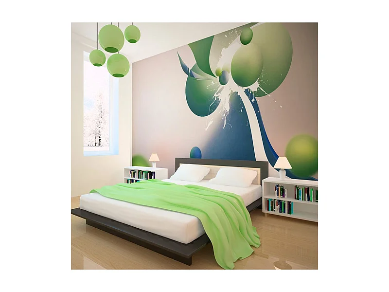 Papier Peint "Explosion Géométrique" 154 x 200 cm