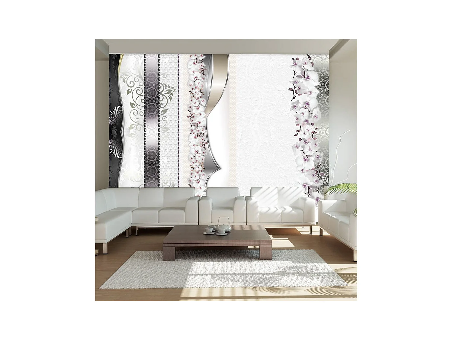 Papier Peint "Parade of Orchids" 105 x 150 cm