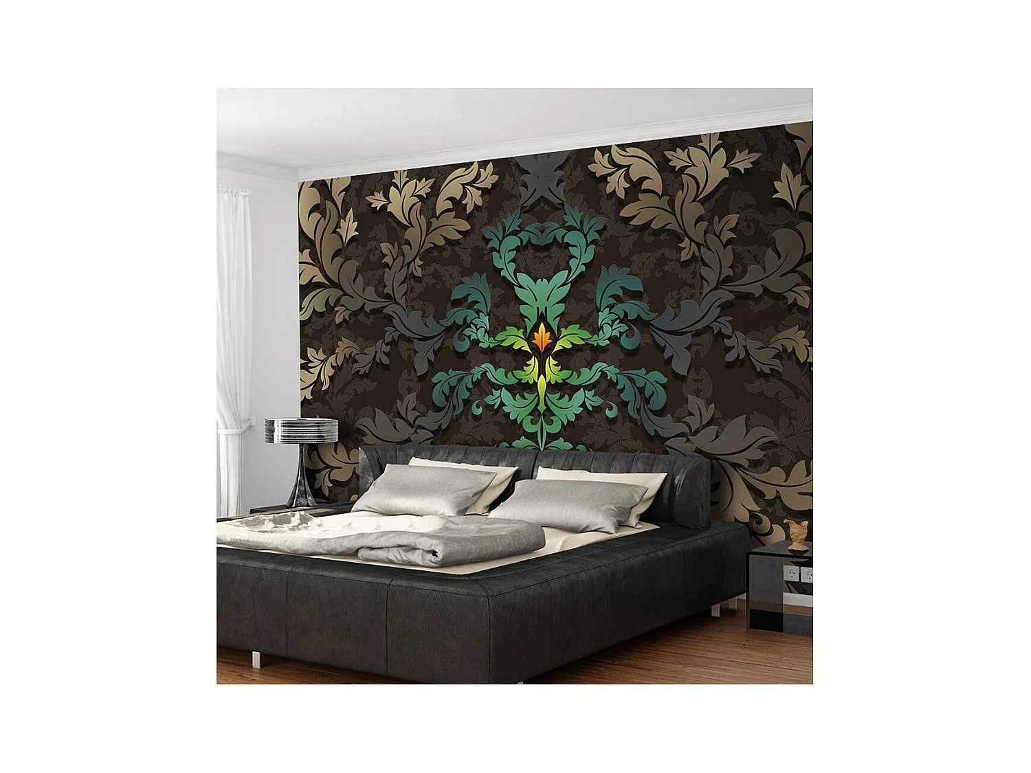 Papier Peint "Feuilles Dansantes" 245 x 350 cm