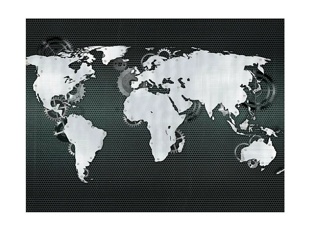 Papier Peint "Mechanical World" 231 x 300 cm