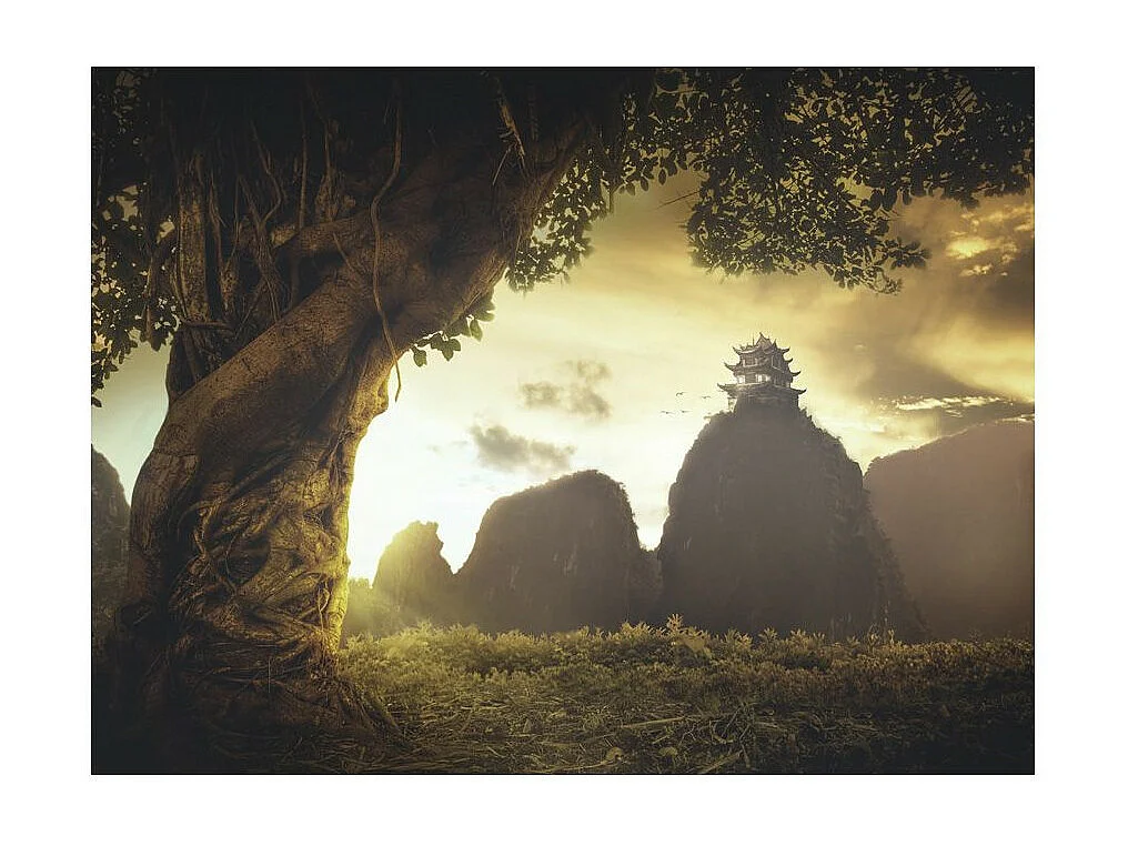 Papier Peint "Mysterious China" 154 x 200 cm