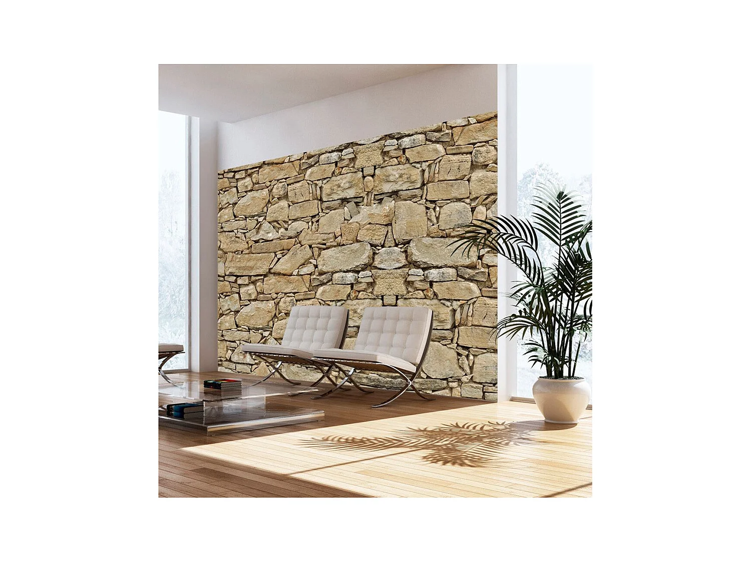 Papier Peint II "Stone Wall" 70 x 100 cm