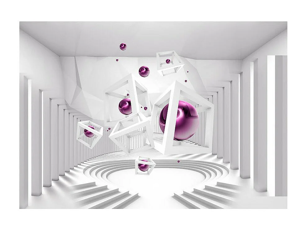 Papier Peint "Along the Corridor" 140 x 200 cm