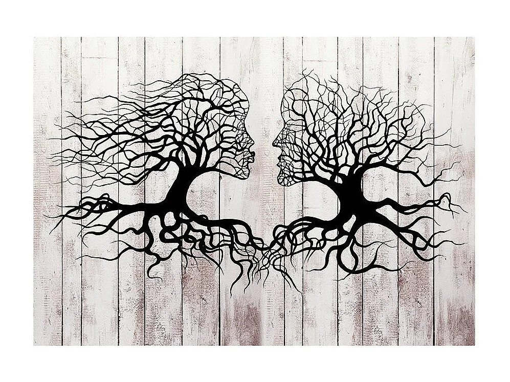 Papier Peint "A Kiss of a Trees" 245 x 350 cm