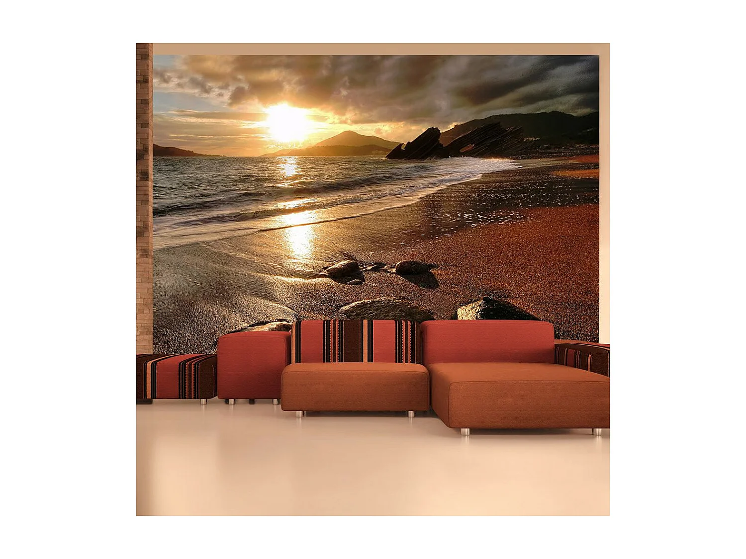 Papier Peint "Relaxation By the Sea" 193 x 250 cm