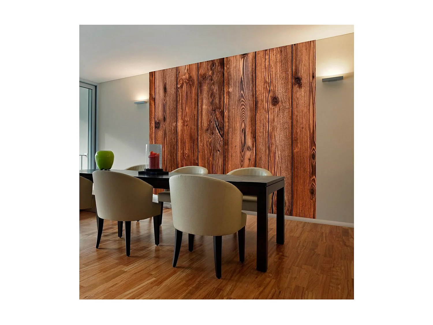 Papier Peint "Imitation Bois" 193 x 250 cm