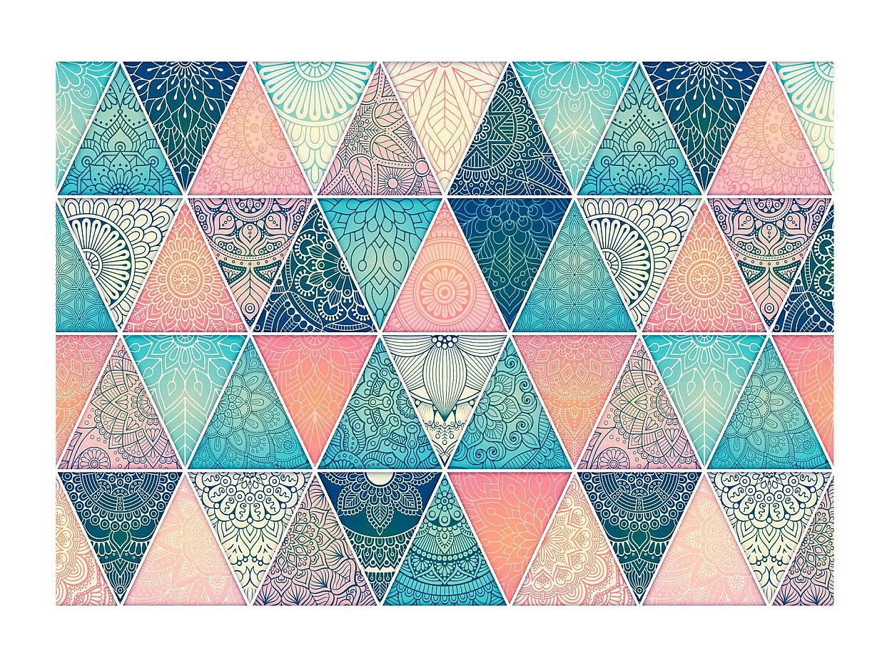 Papier Peint "Oriental Triangles" 105 x 150 cm