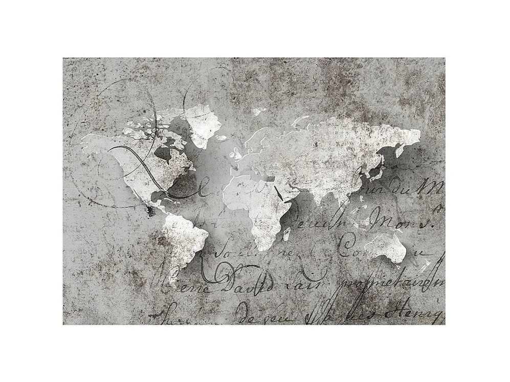 Papier Peint "Map & Letter" 210 x 300 cm