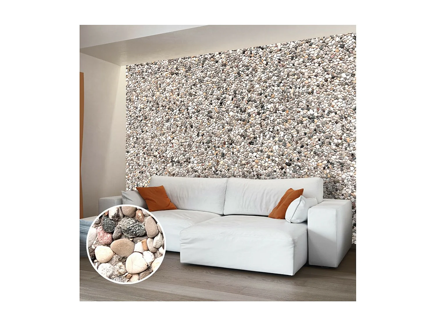 Papier Peint "Stone Charm" 105 x 150 cm