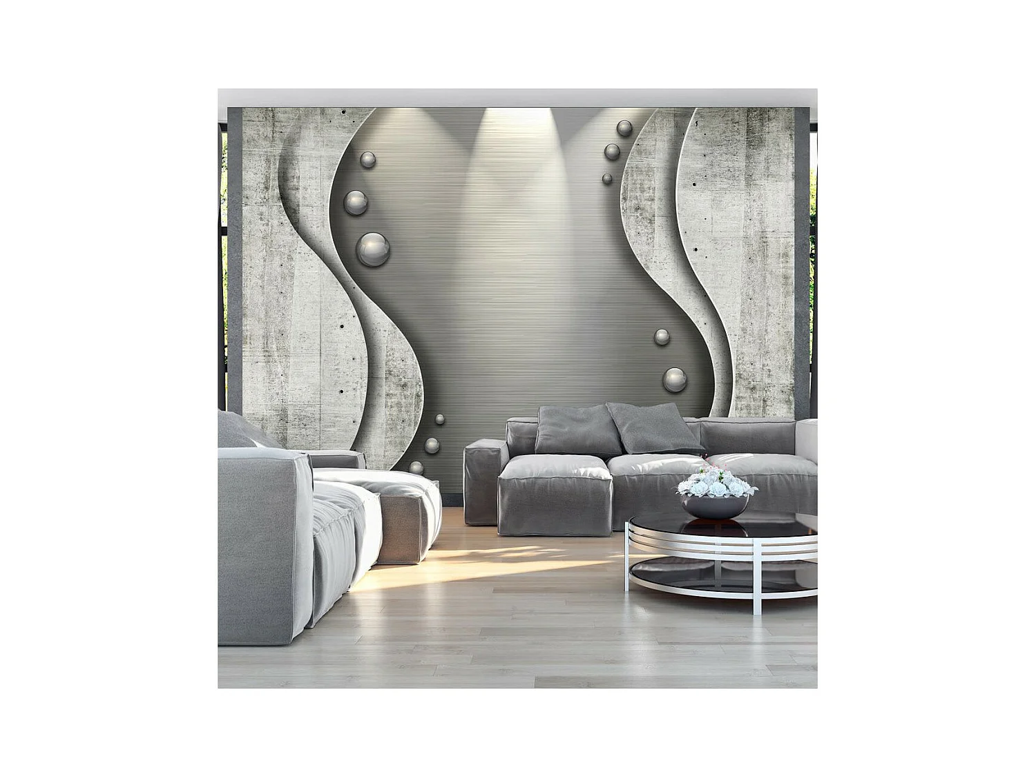 Papier Peint "Concrete Sea" 175 x 250 cm