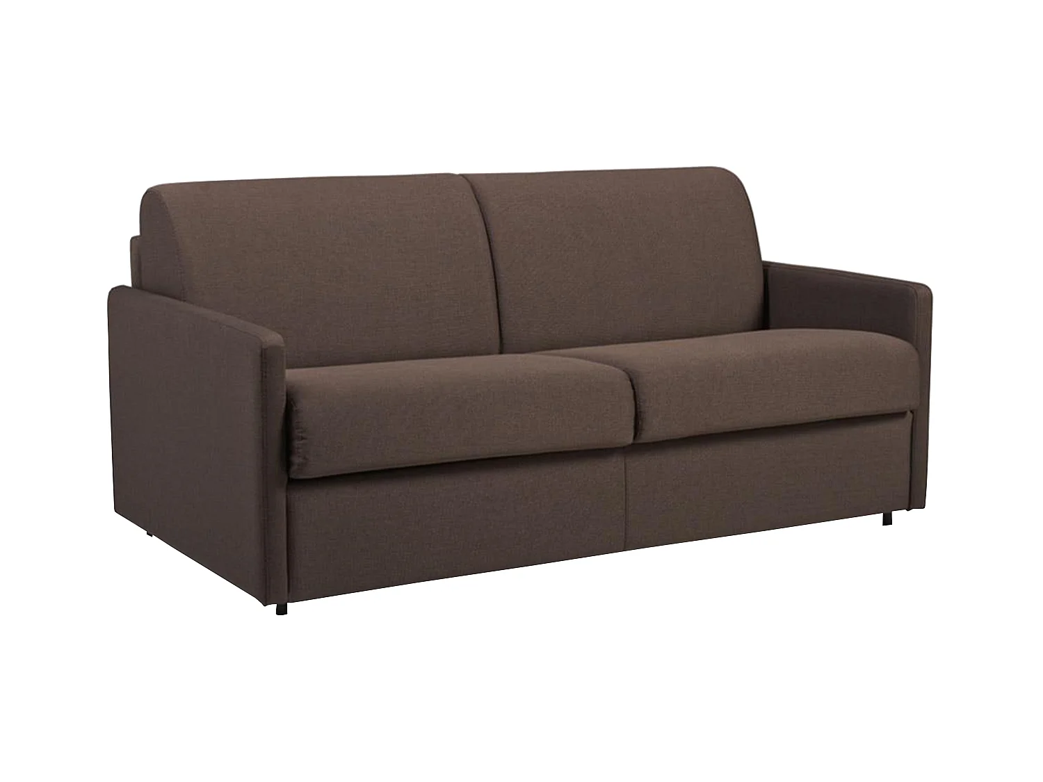 Sofa 3-seter sovesofa express i brunt stoff med brunt stoff - Liggeflate 3 seter express-sofa i bevaring-madrass frontson 2 person bruksofa-henneelig to soverdit memory foam. For convertible sofa sofa xpress i barever-realinuamlegre sofa buoverom - 2-sete
