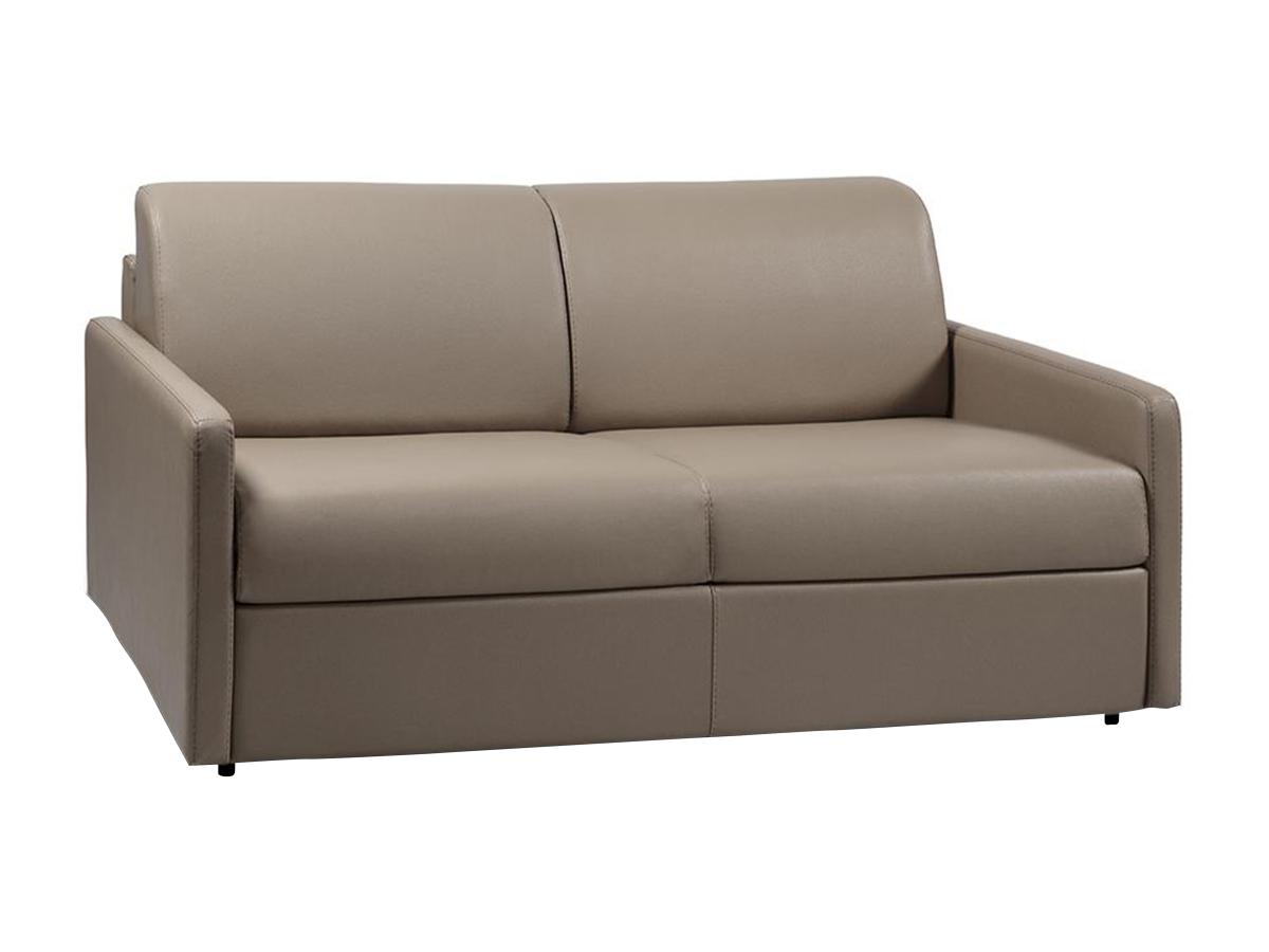 Schlafsofa 3-Sitzer - Liegefläche: 140 cm - Matratzenhöhe: 18 cm - Kunstled günstig online kaufen