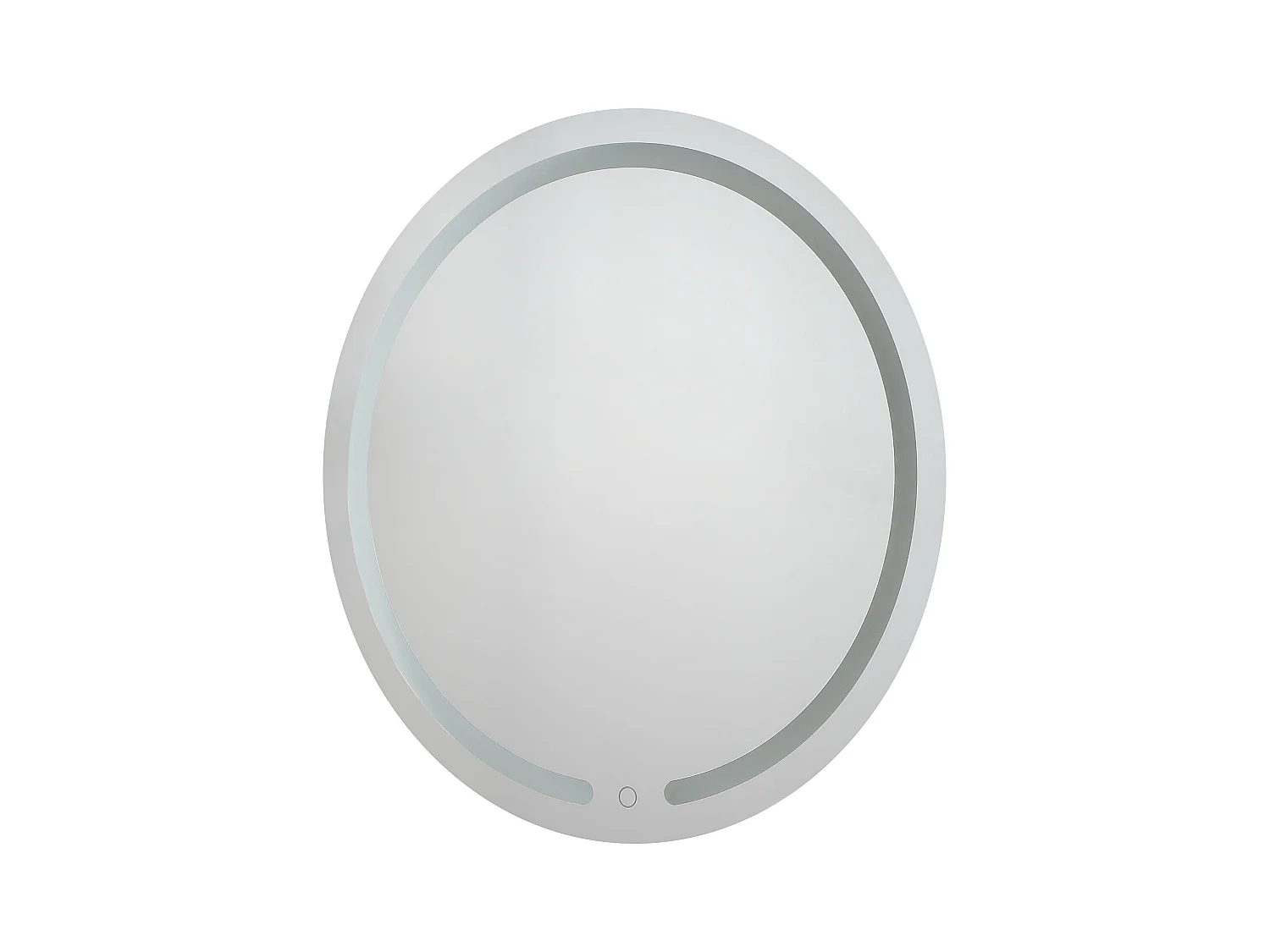 Miroir de salle de bain lumineux rond à leds NEREA - D. 60 cm