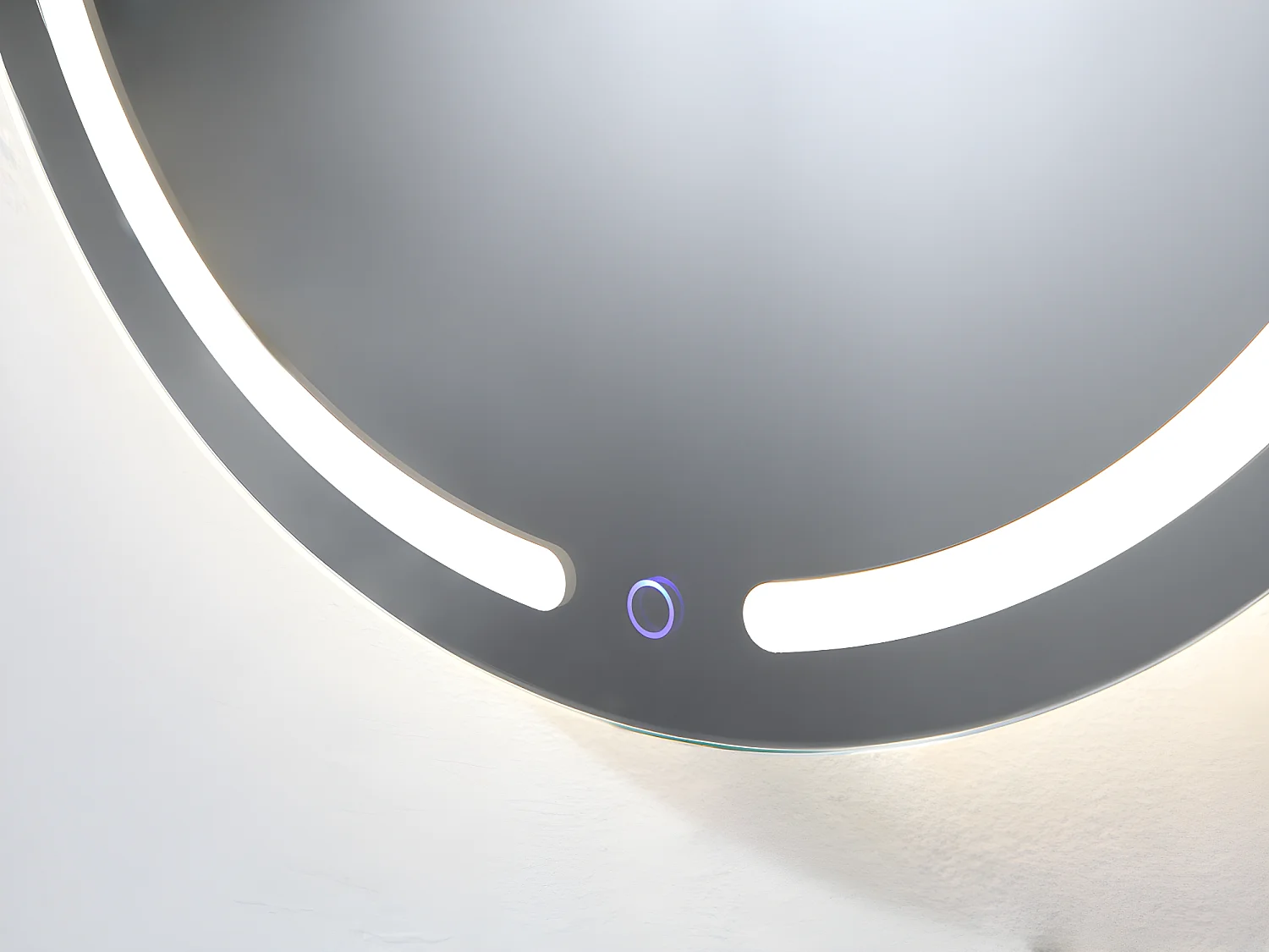 Espelho de casa de banho redondo e com LEDs NEREA - C 60 x A 60 cm