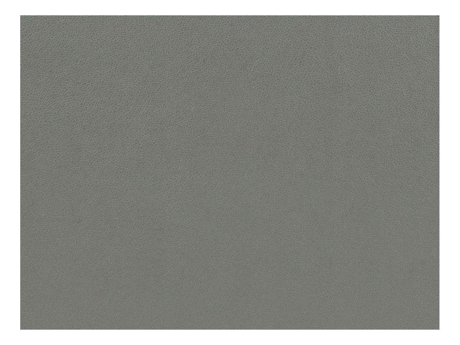 Canapé d'angle cuir MISHIMA - Gris - Angle gauche