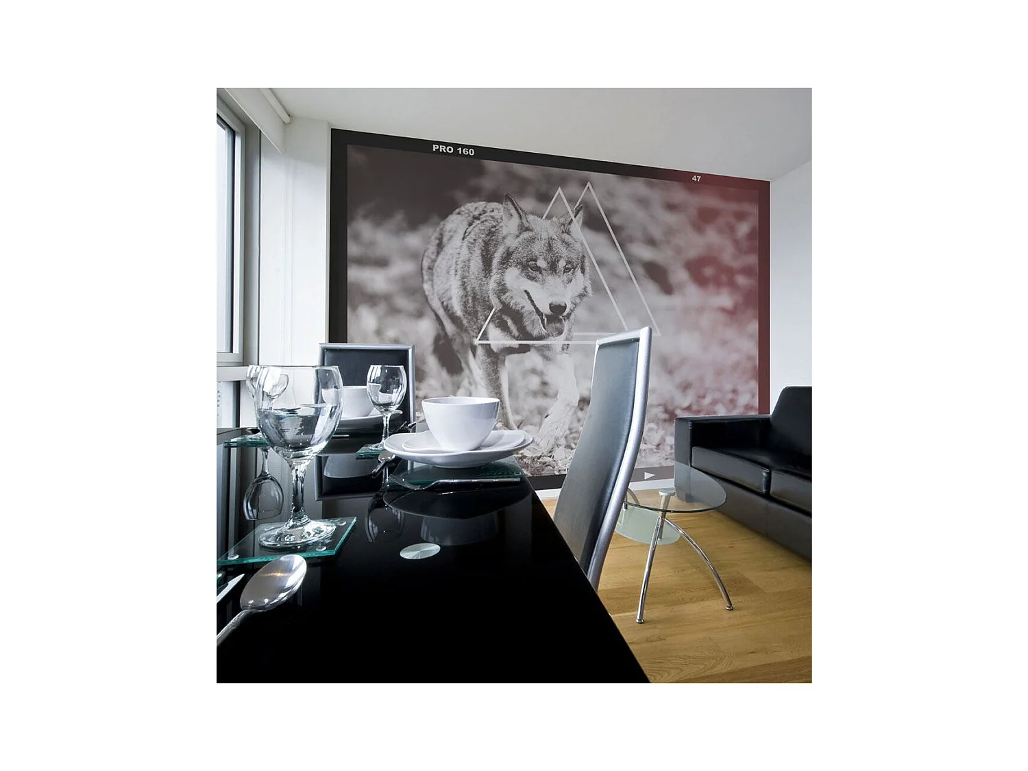 Papier Peint "Loup Photographie" 231 x 300 cm