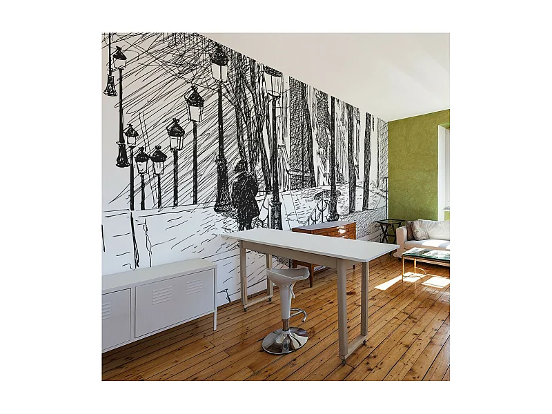 Papier Peint "Escaliers Montmartre II" 270x450cm