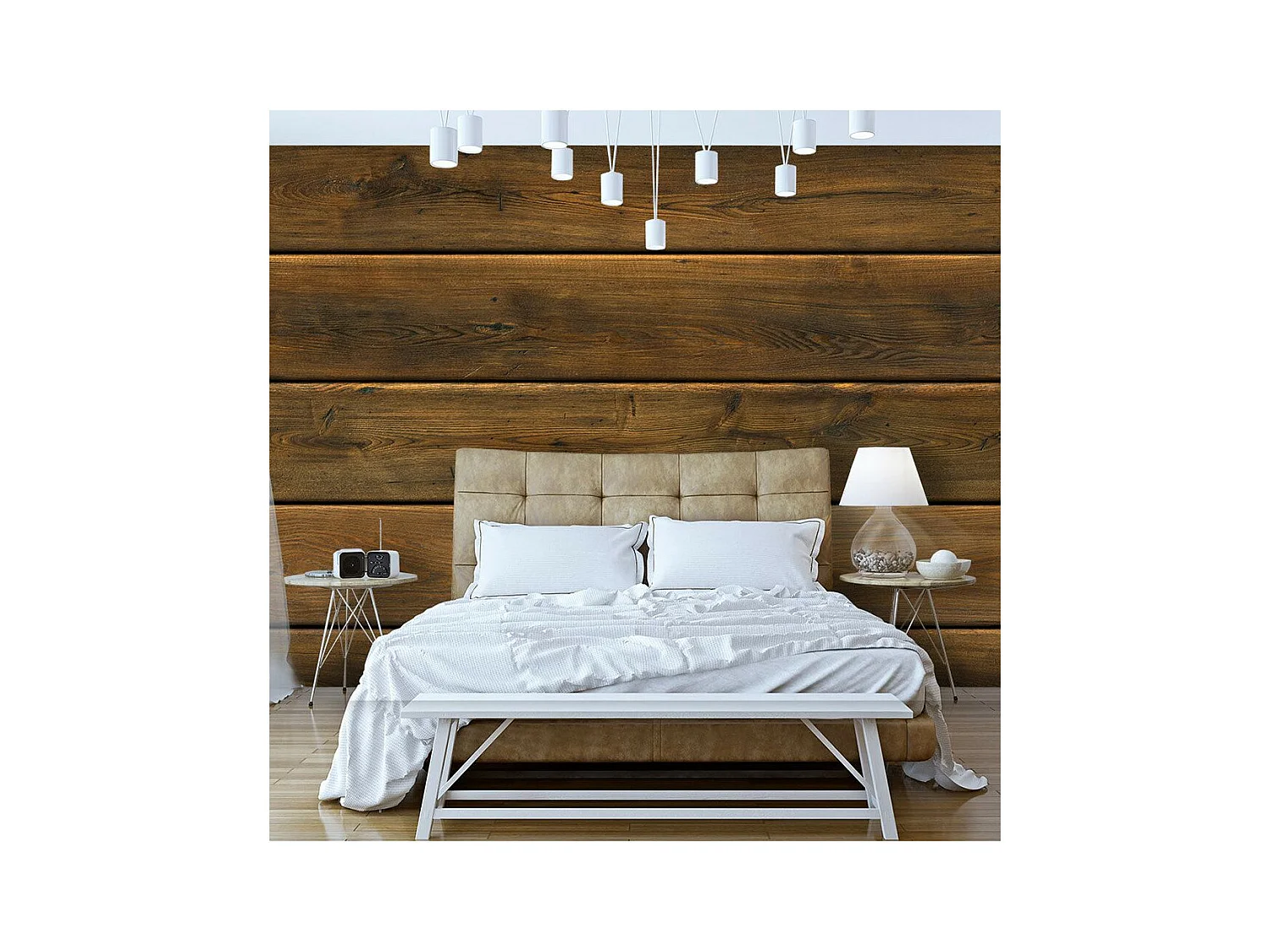 Papier Peint "Wooden Harmony" 175 x 250 cm