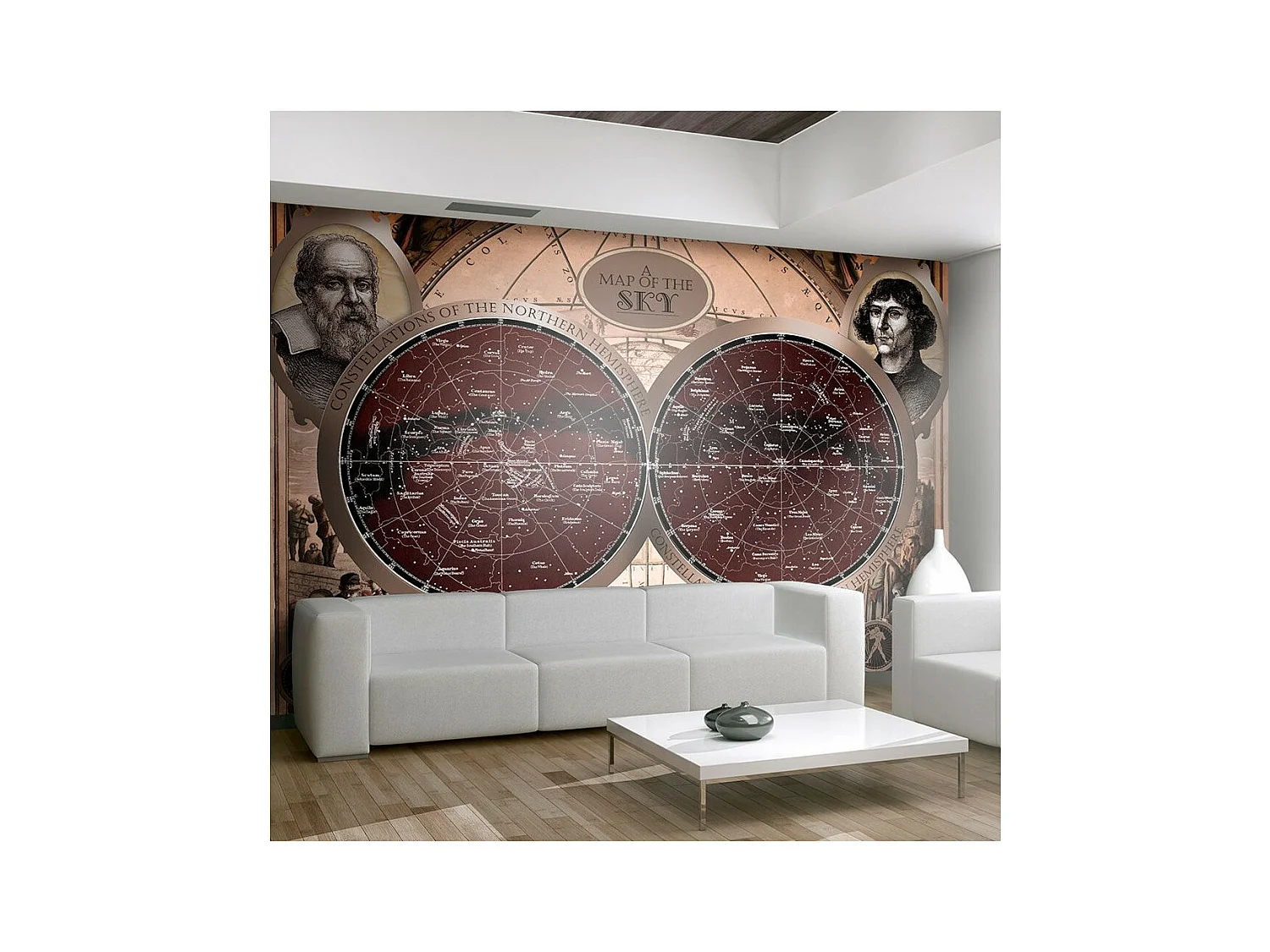 Papier Peint "Map of the Sky" 70 x 100 cm