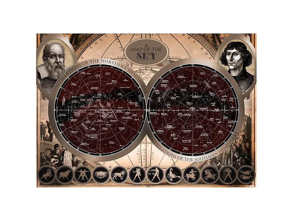 Papier Peint "Map of the Sky" 70 x 100 cm