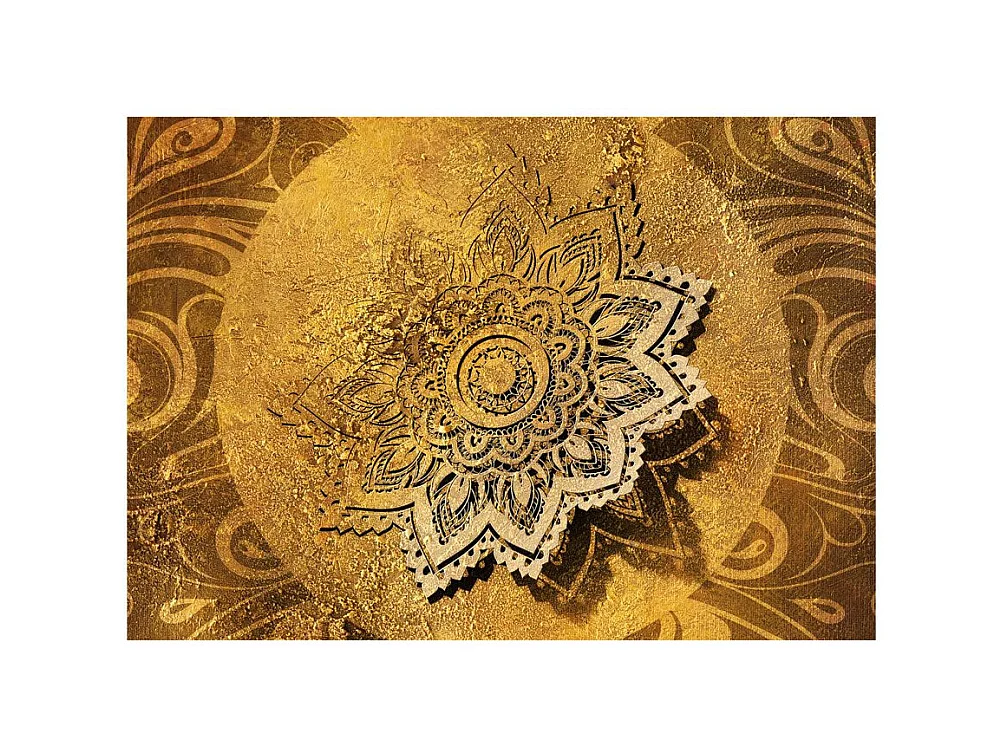 Papier Peint "Golden Illumination" 140 x 200 cm