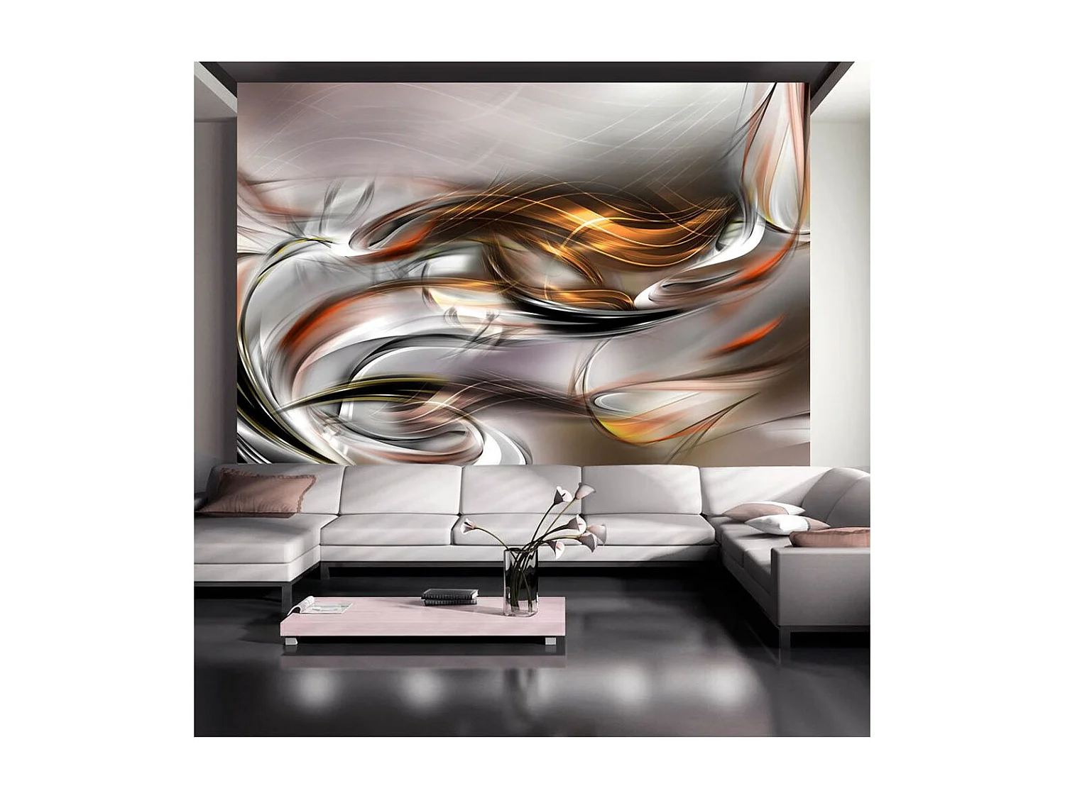 Papier Peint "Golden Cloud" 210 x 300 cm